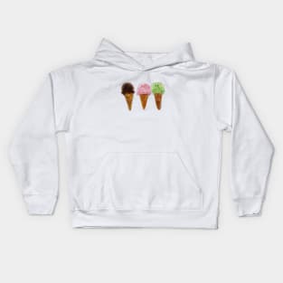 Summer Scoops Kids Hoodie